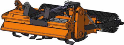 MZ5SXID - Enfouisseuse de cailloux déportable avec moteur hydraulique - Débit d